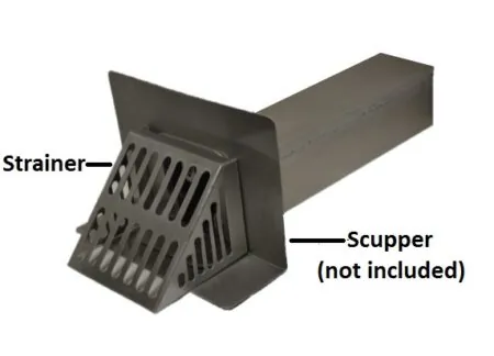 Pic 2 Clamp tite Scupper Strainer Kit