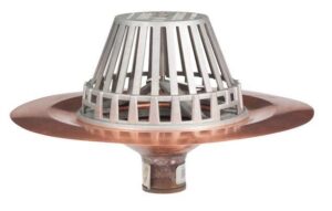 Clamp-Tite Spun Copper Drain No Hub