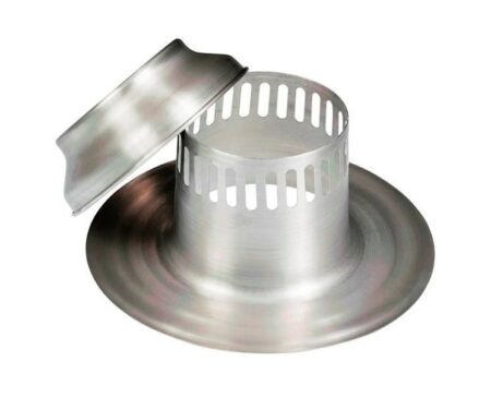 spun aluminum breather vent