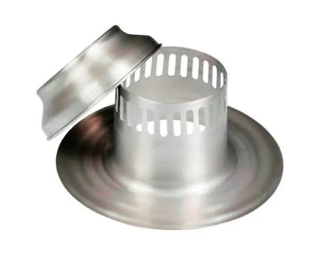 spun aluminum breather vent