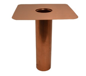 Econo Copper Drain by Menzies is for use on overhangs.