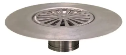 Koala Deck Drain No Hub by Menzies, made of aluminum. Attachment drain coupler sold separately.