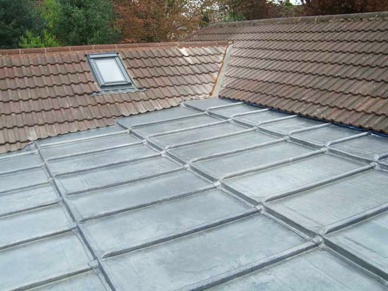 A lead roof