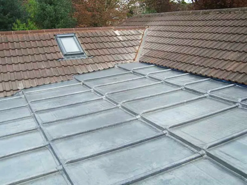 A lead roof
